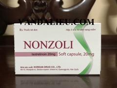 NONZOLI 20MG (H/30). ISOTRETINOIN. ĐIỀU TRỊ MỤN TRỨNG CÁ NẶNG.