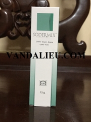 SODERMIX CREAM 15G. ĐIỀU TRỊ BỆNH VẢY NẾN, BỆNH CHÀM, BỆNH TỔ ĐỈA, SẸO LỒI VÀ SẸO PHÌ ĐẠI, VIÊM DA DO XẠ TRỊ.