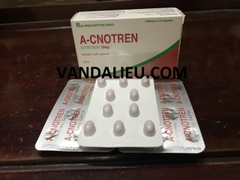 A-CNOTREN CAP. 10MG (H/30) ĐIỀU TRỊ TRỨNG CÁ NẶNG.