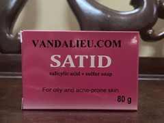 SATID SOAP BAR 80G. XÀ PHÒNG Y KHOA DÙNG CHO DA MỤN TRỨNG CÁ, VIÊM NANG LÔNG..