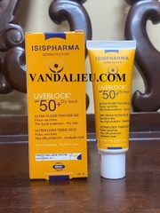 ISIS PHARMA UVEBLOCK SPF 50+ DRY TOUCH 40ML. KEM CHỐNG NẮNG DÀNH CHO DA NHẠY CẢM. (MÀU TRẮNG)