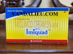 KEM TĂNG CƯỜNG MIỄN DỊCH TẠI CHỖ IMIQUAD 5% (HỘP 3 GÓI X 0.25G)