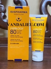 ISIS PHARMA UVEBLOCK  80 SPF 80+ INVISIBLE CREAM 40ML. KEM CHỐNG NẮNG DÀNH CHO DA NHẠY CẢM. (MÀU SÁNG)