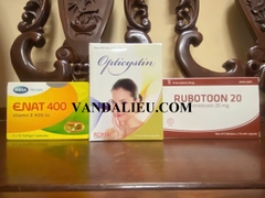 RUBOTOON 20, ENAT 400, OPTICYSTINE. BỘ SẢN PHẨM TRỊ MỤN HIỆU QUẢ.