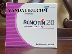 ACNOTIN 20MG (H/30) ĐIỀU TRỊ MỤN TRỨNG CÁ NẶNG
