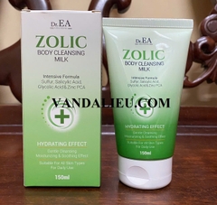(MẪU MỚI) DR.EA ZOLIC BODY CLEANSING MILK 150ML. SỮA TẮM Y KHOA