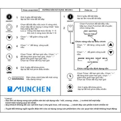 Bếp điện từ Munchen MC 200I