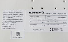 Thông tin của bếp từ Chefs EH DIH888P(2018)