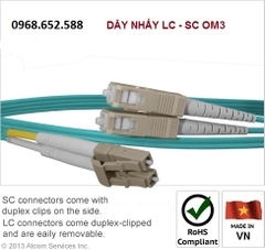 Dây nhảy quang Multi-mode LC-SC, Dây nhảy quang multimode