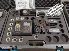 Máy ép cos - cắt cáp 2 trong 1 thủy lực dùng pin GES-300C-2 chính hãng ZIPPER