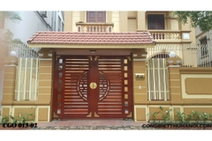 Mẫu cổng gỗ CGO 013-2