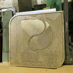 Khắc đồng CNC để làm logo, biểu trưng
