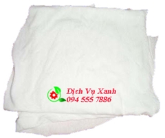 Giẻ lau công nghiệp Trắng