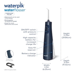 MÁY TĂM NƯỚC KHÔNG DÂY WATERPIK WF20CD