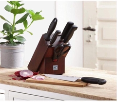 SET DAO ZWILLING VIER STERN ĐỐC GỖ