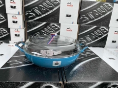 CHẢO GANG STAUB VUNG KÍNH 30CM