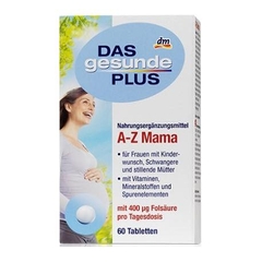 VITAMIN TỔNG HỢP A-Z Mama DAS GESUNDE DÀNH CHO BÀ BẦU VÀ MẸ CHO CON BÚ 