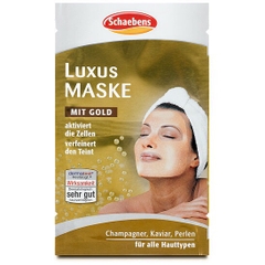 Mặt nạ vàng non Luxus Maske Mit Gold