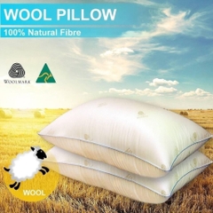 GỐI LÔNG CỪU TỰ NHIÊN WOOLCOMFORT - Made in Australia