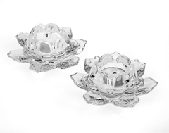 SET 2 CHÂN NẾN HOA SEN SHANON