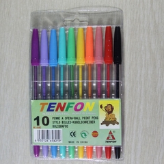 Bộ sản phẩm bút bi Multicolor nhựa Flexible
