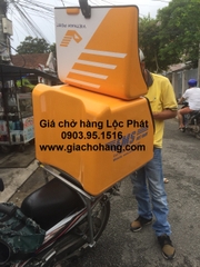 Giá chở hàng gắn thùng shipper, thùng composite, thùng nhựa