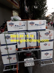 Giá chở hàng xe số có 2 cánh gập mở