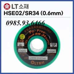 HSE02-SR34-LFM48-0.6MM solder wire