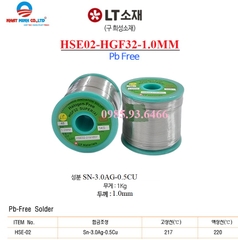 HSE02 - HGF32 - LFM48 - 0.8MM  SOLDER WIRE