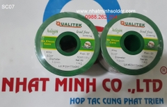 Cuộn thiếc hàn Qualitek NC 600 - SC07 0.6mm, 0.8mm, 1.0mm, 1.2mm, 1.4mm