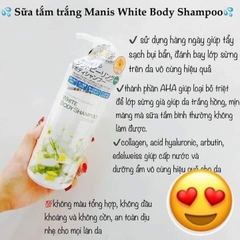 Sữa tắm trắng Manis White Body hoa hồng