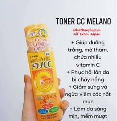 Nước hoa hồng MELANO CC