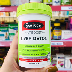 Thải độc gan, thanh lọc cơ thể - Swisse Liver Detox 120 viên của Úc