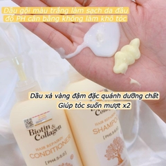 Gội xả biotin vàng-siêu mềm mượt