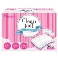 Bông tẩy trang Clean puff hồng 80m