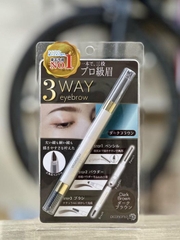 Chì kẻ lông mày 3 trong 1, 3 WAY EYE BROW PICOMONTE Nhật Bản