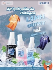 Xịt Lạnh Quần Áo Hakugen Earth Ice Non