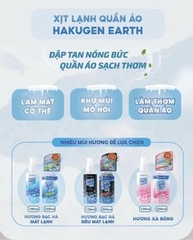 Xịt Lạnh Quần Áo Hakugen Earth Ice Non