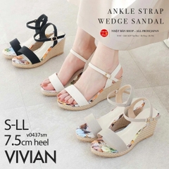 Sandal đế xuồng v0437sm