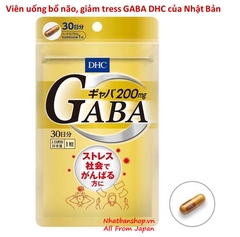 Viên uống bổ não, giảm tress GABA DHC của Nhật Bản