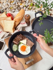 Chảo gang Oceno size 20 Nhật Bản