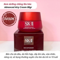 Kem dưỡng đêm chống lão hóa SKII SKINPOWER CREAM 80g Nhật Bản