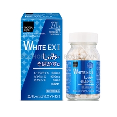 VIÊN UỐNG TRẮNG DA WHITE EX NHẬT BẢN( HỘP 270 VIÊN)