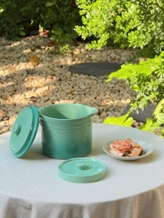 Hũ gốm muối dưa cà, đựng mỡ lợn cầu vồng Kaiyo 1.5L