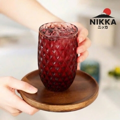 BỘ 6 CỐC THỦY TINH CAO CẤP MIX MÀU NIKKA