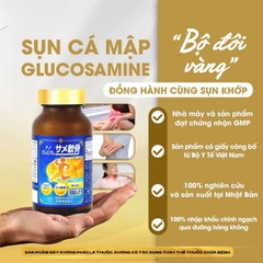 NANO PREMIUM SHARK CARTILAGE – BỔ SUNG GLUCOSAMINE & CHONDROITIN HỖ TRỢ XƯƠNG KHỚP CHẮC KHỎE, GIẢM KHÔ CỨNG