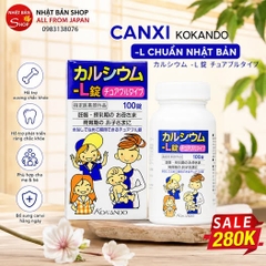 CANXI KOKANDO – BỔ SUNG CANXI DỄ DÙNG, HỖ TRỢ XƯƠNG CHẮC KHỎE & PHÁT TRIỂN CHIỀU CAO!