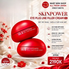KEM DƯỠNG MẮT SK-II SKINPOWER EYE + LINE FILLER CREAM NHẬT BẢN 15G