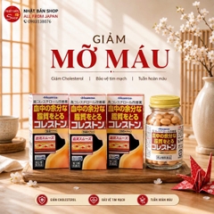VIÊN UỐNG GIẢM MỠ MÁU HISAMITSU 168 VIÊN - NHẬT BẢN