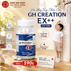 VIÊN UỐNG TĂNG CHIỀU CAO GH CREATION EX++ 270viên